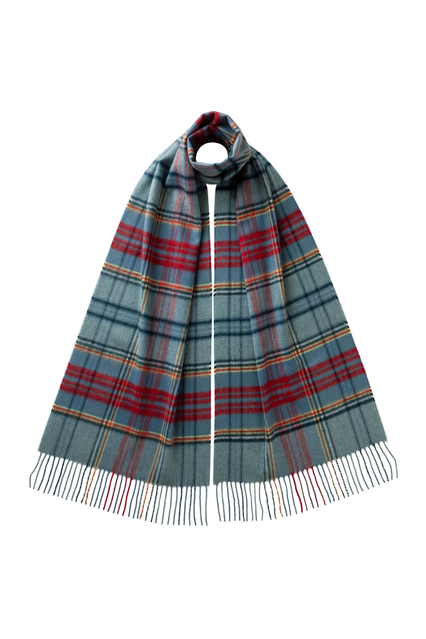 Johnstons of Elgin AW25 Woven Accessories Anderson Anderson Tartan Wide Cashmere Scarf WA000057KU0140ONE