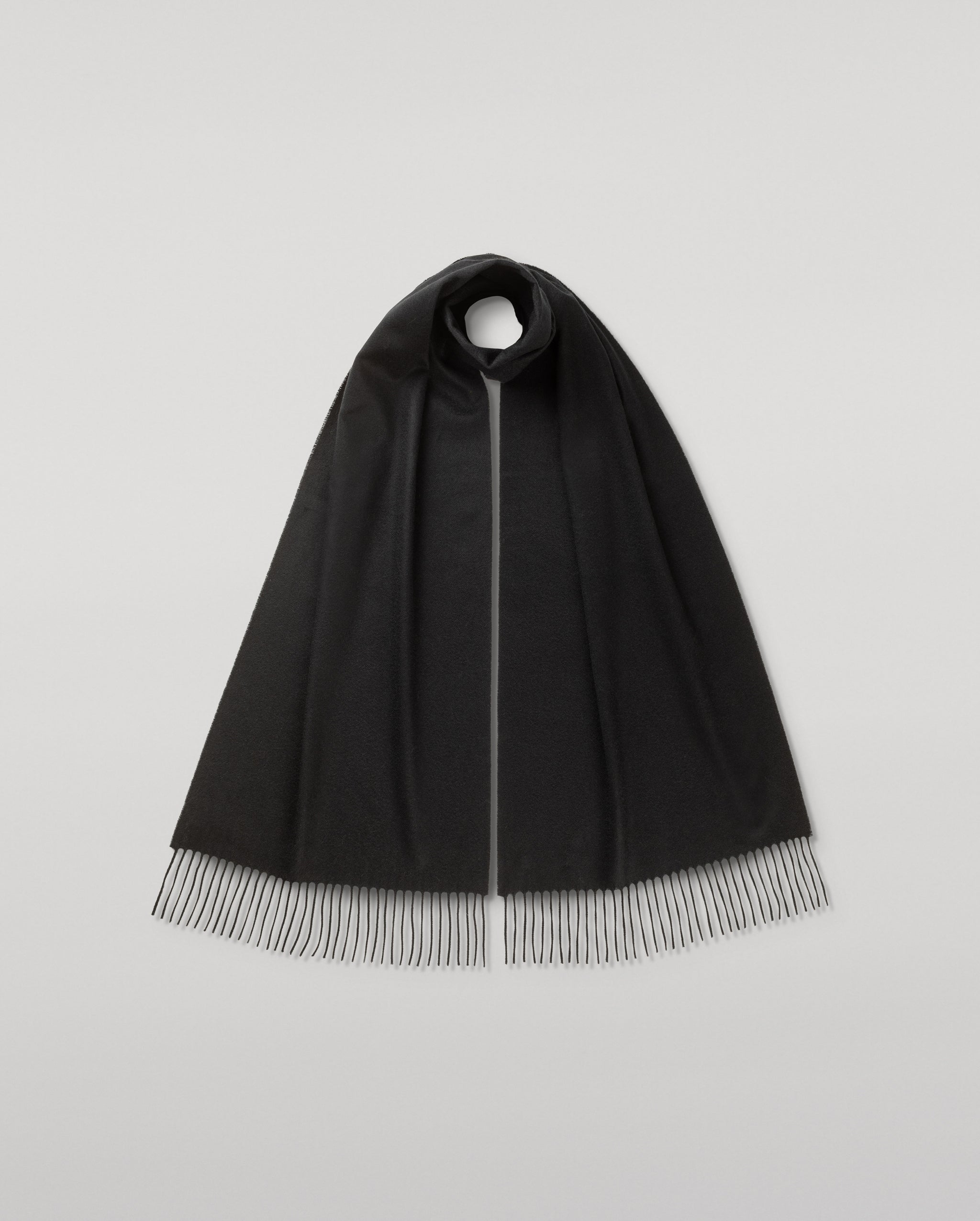 Wide Cashmere Scarf
