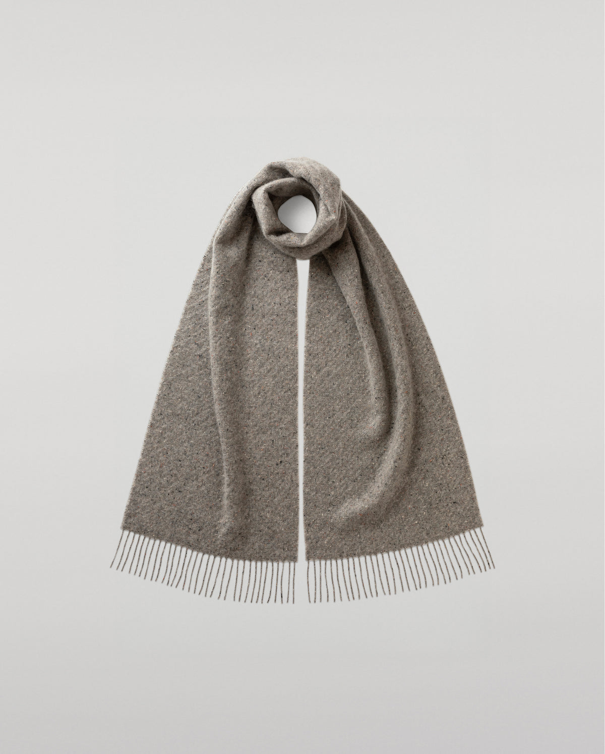 Lofty Twill Cashmere Scarf
