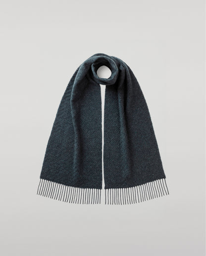 Johnstons of Elgin Woven Accessories Storm Lofty Twill Cashmere Scarf WAC02307RU7657ONE