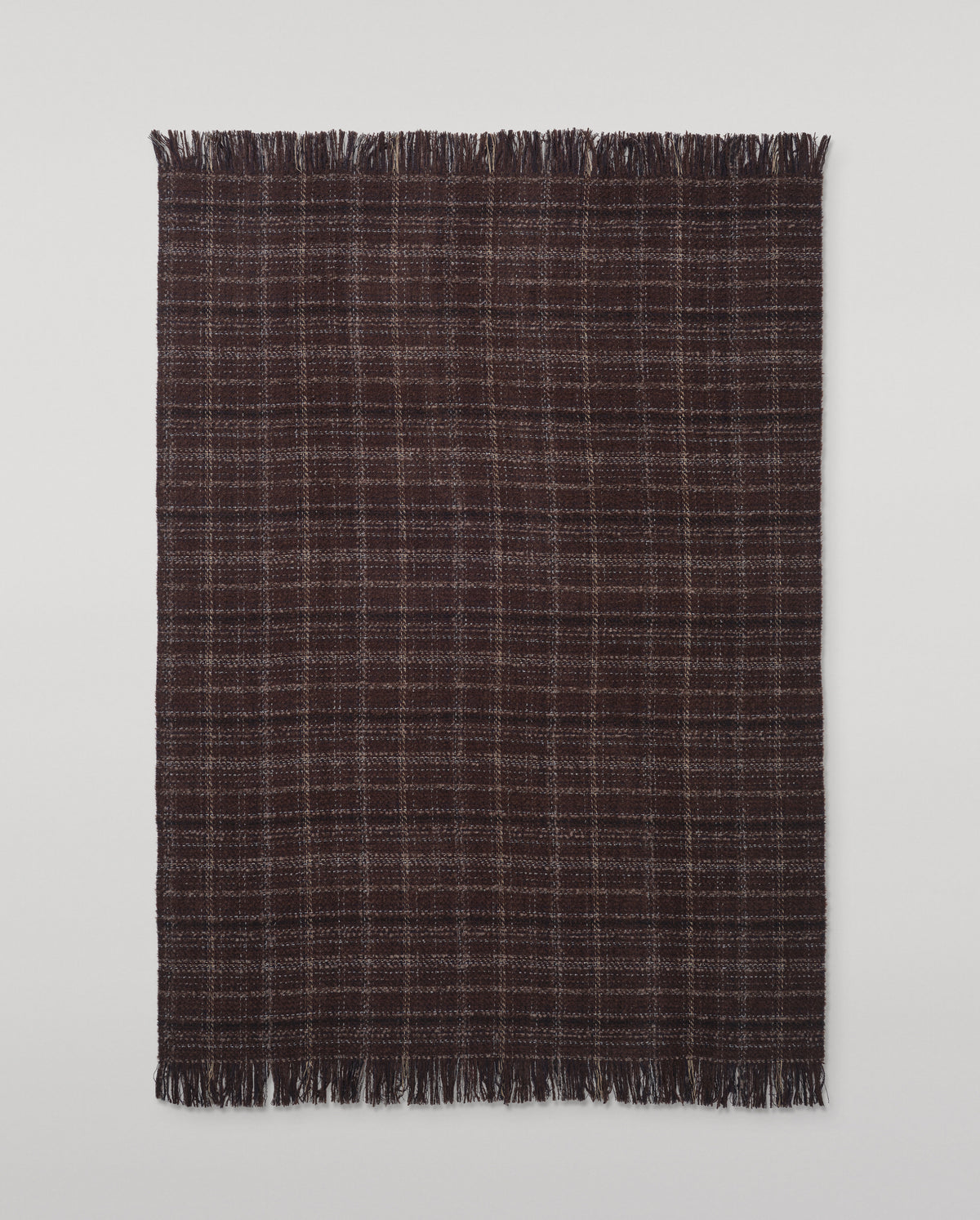 Luxury Texture Throw Peat Brown &