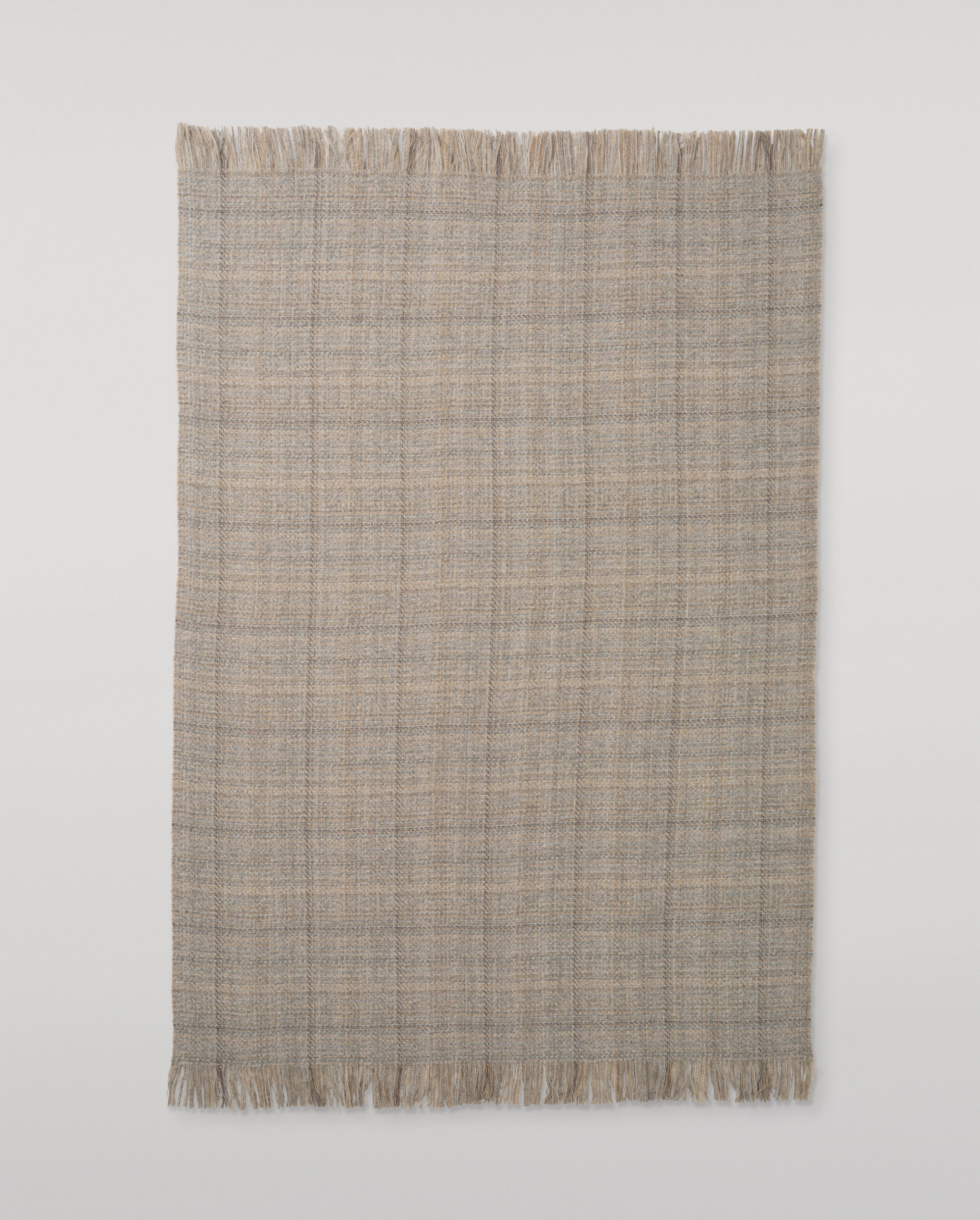 Luxury Texture Throw in Grey & Natural | Luxury Scottish Blankets ...