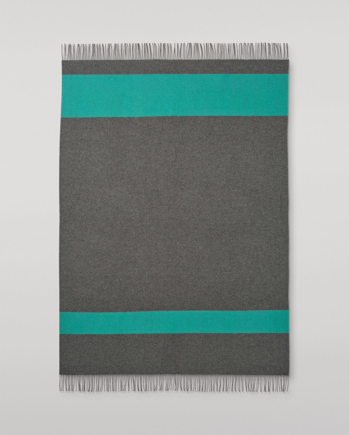 Grey & Stripe Throw