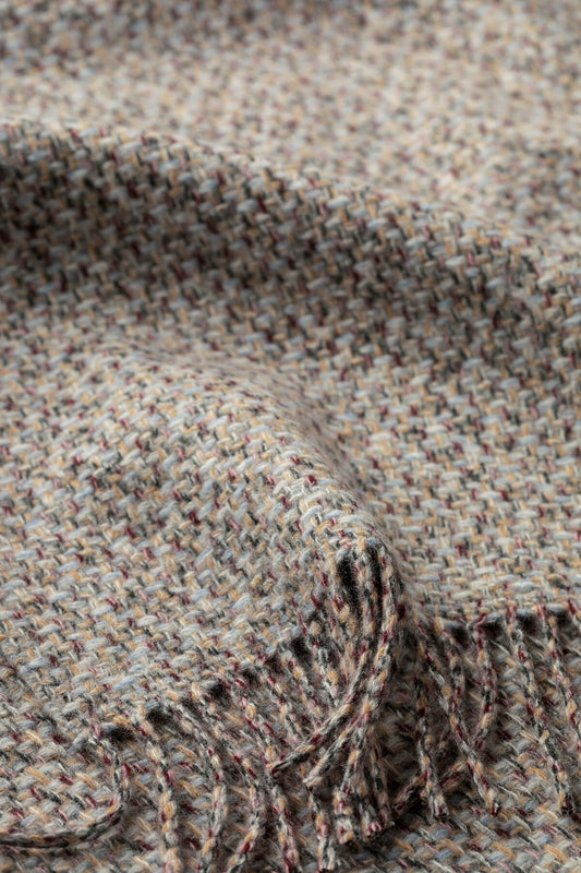 Johnstons of Elgin Wool Blend Marl Scarf in Texture WB002387RU7347ONE