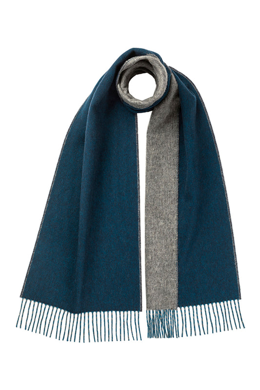 Contrast Reversible Donegal Scarf WB002390RU7351ONE