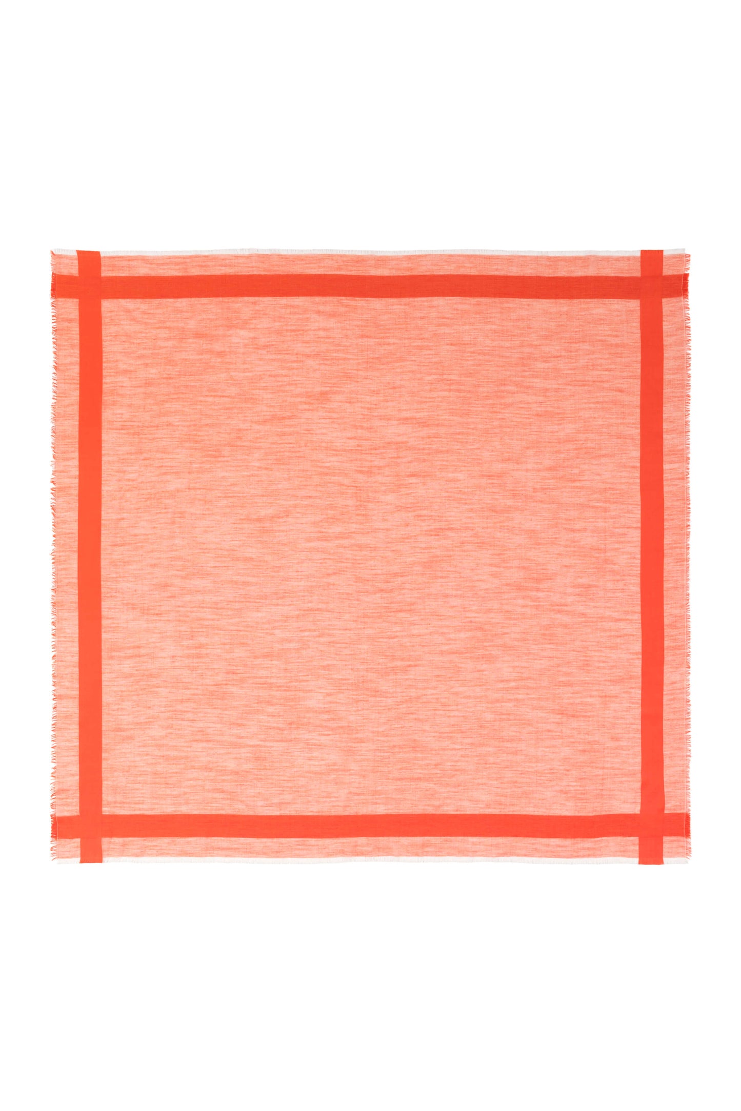 Johnstons of Elgin SS24 Accessories Coral Border Pareo WB002520RU7429ONE