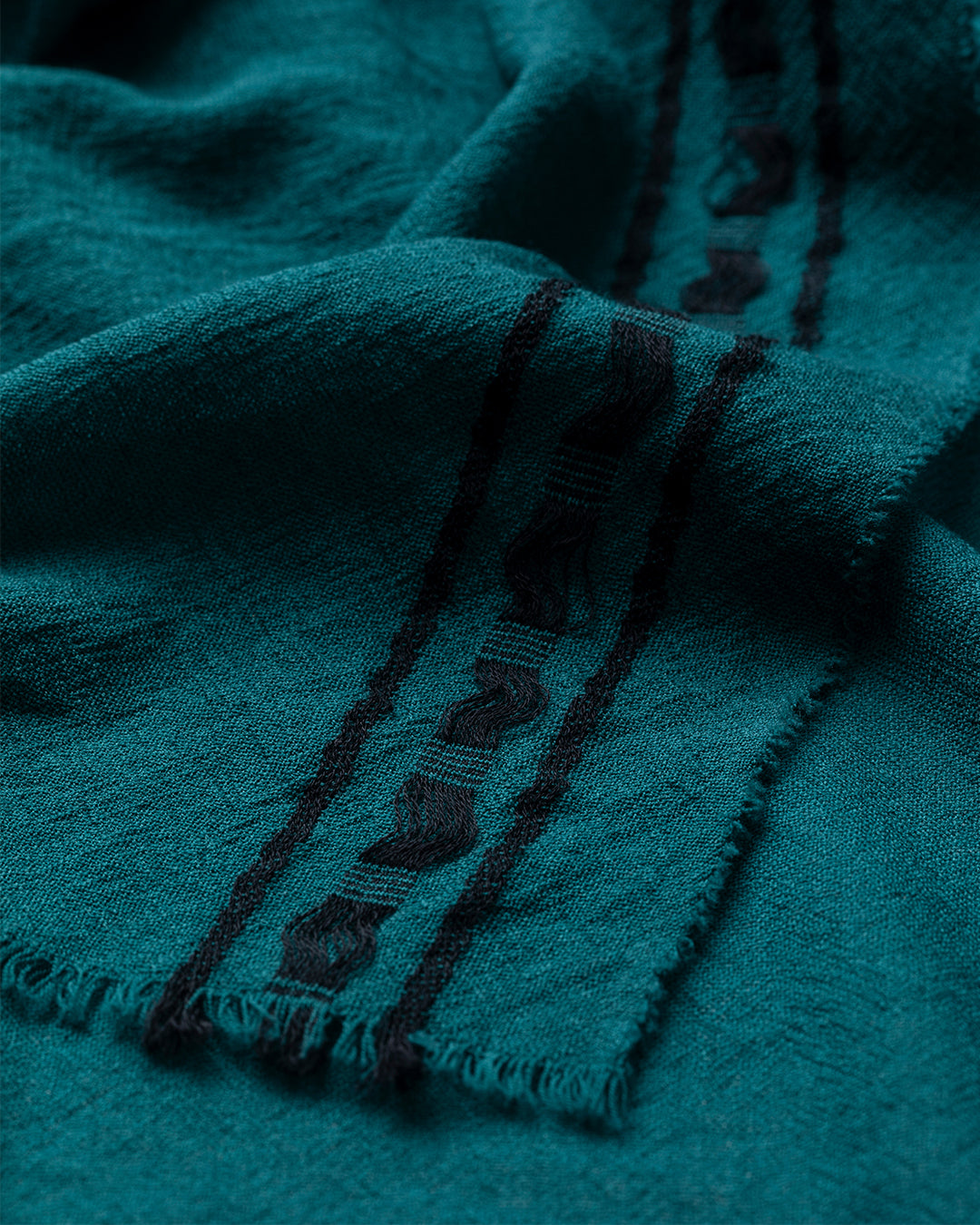 JOHNSTONS OF ELGIN CYRUS FLOAT EDGE SCARF GREEN 94% WOOL 4% CASHMERE 2% SILK WB002860RU7713ONE