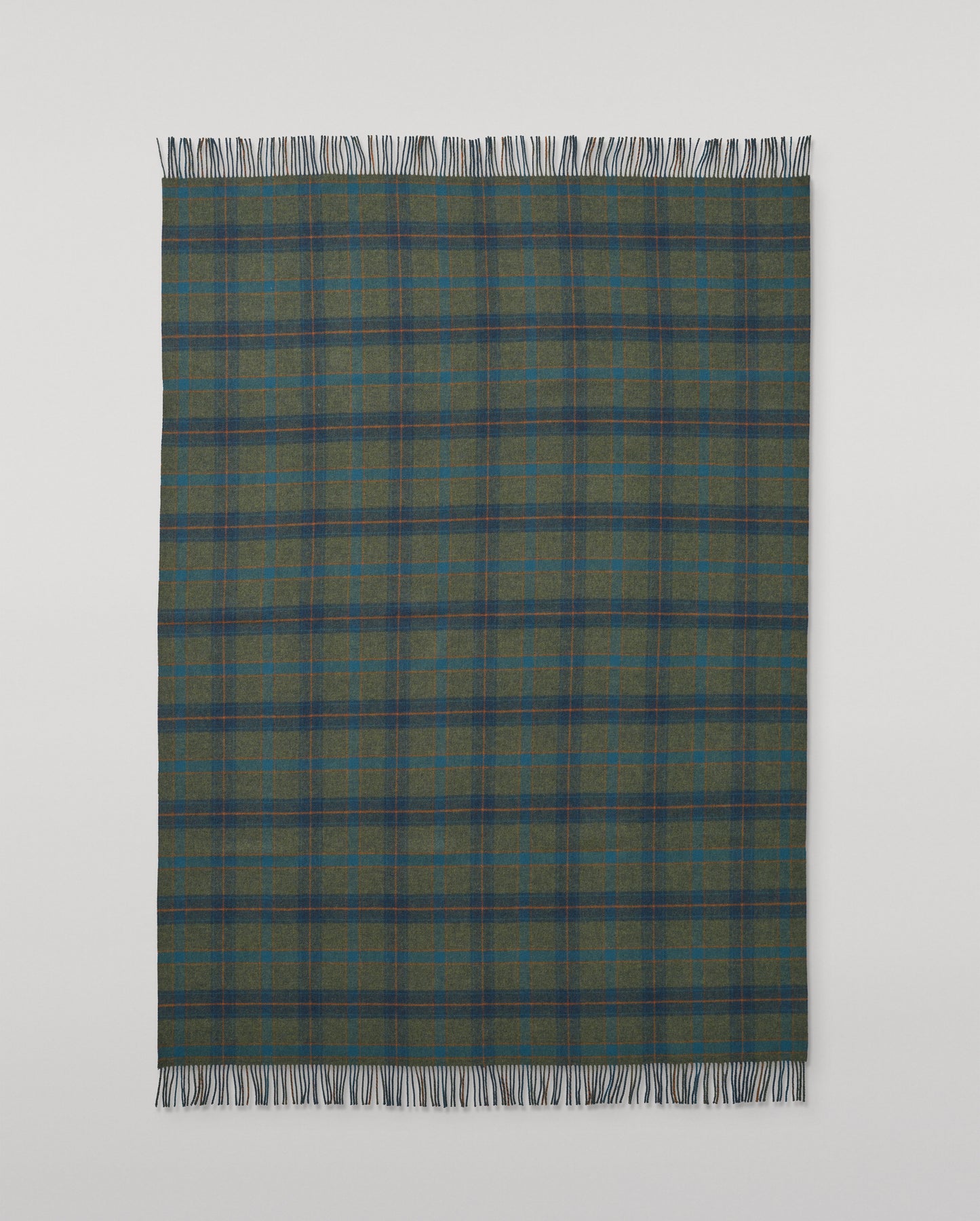 Johnstons of Elgin Blanket Collection Bright & Dark Check Double Face Lambswool Throw WD000021RU6315N/A