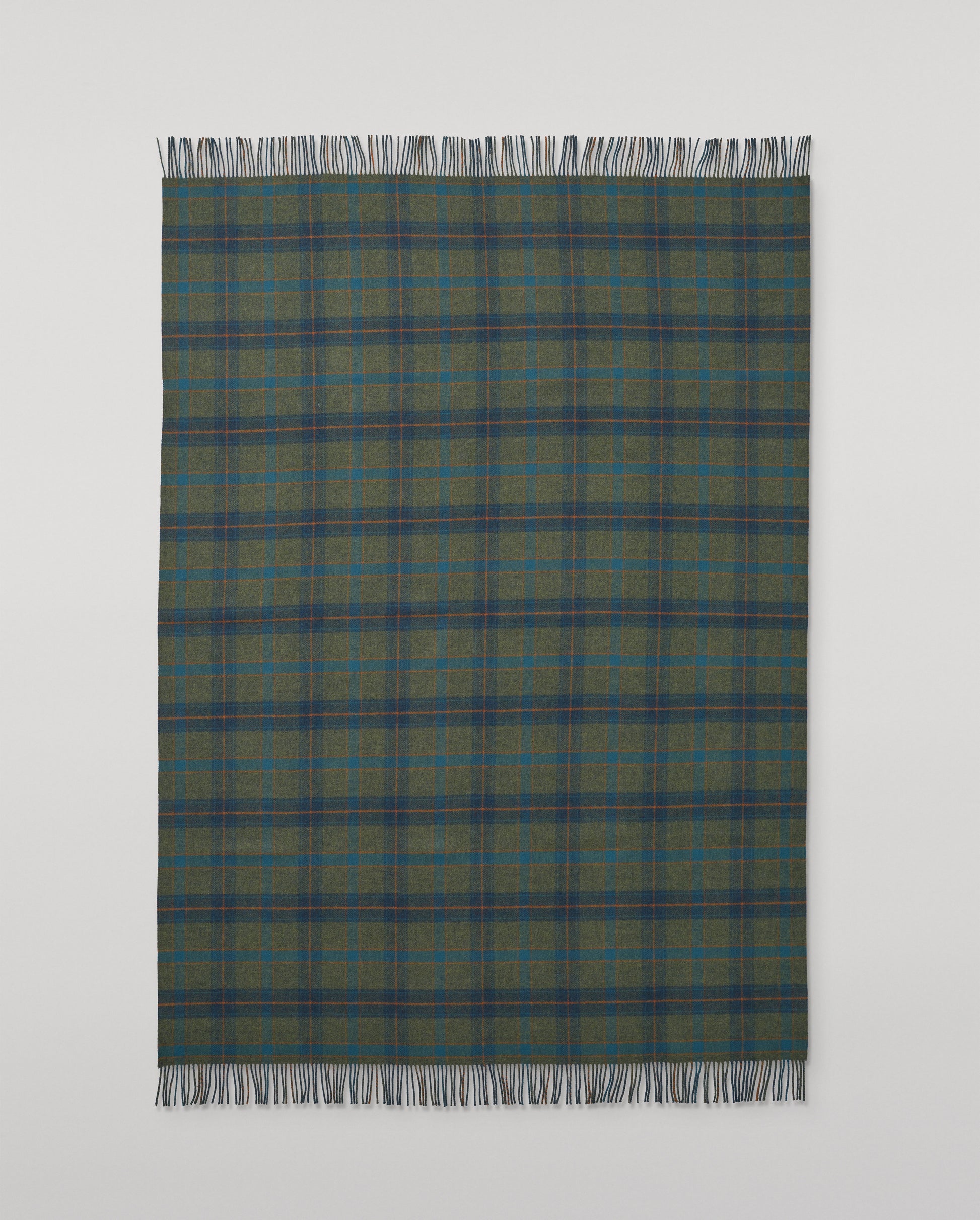 Johnstons of Elgin Blanket Collection Bright & Dark Check Double Face Lambswool Throw WD000021RU6315N/A