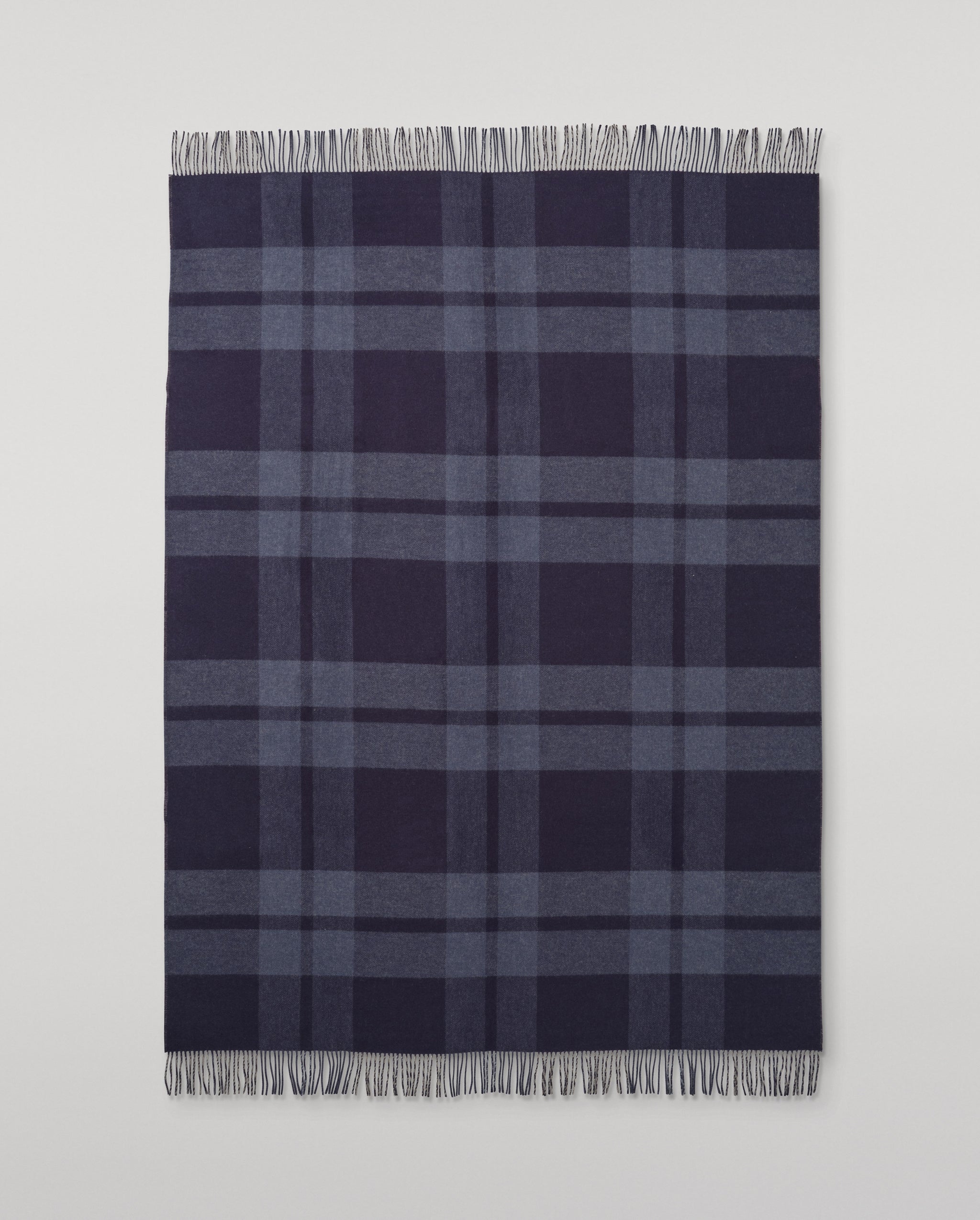Double Face & Cream Lambswool Throw