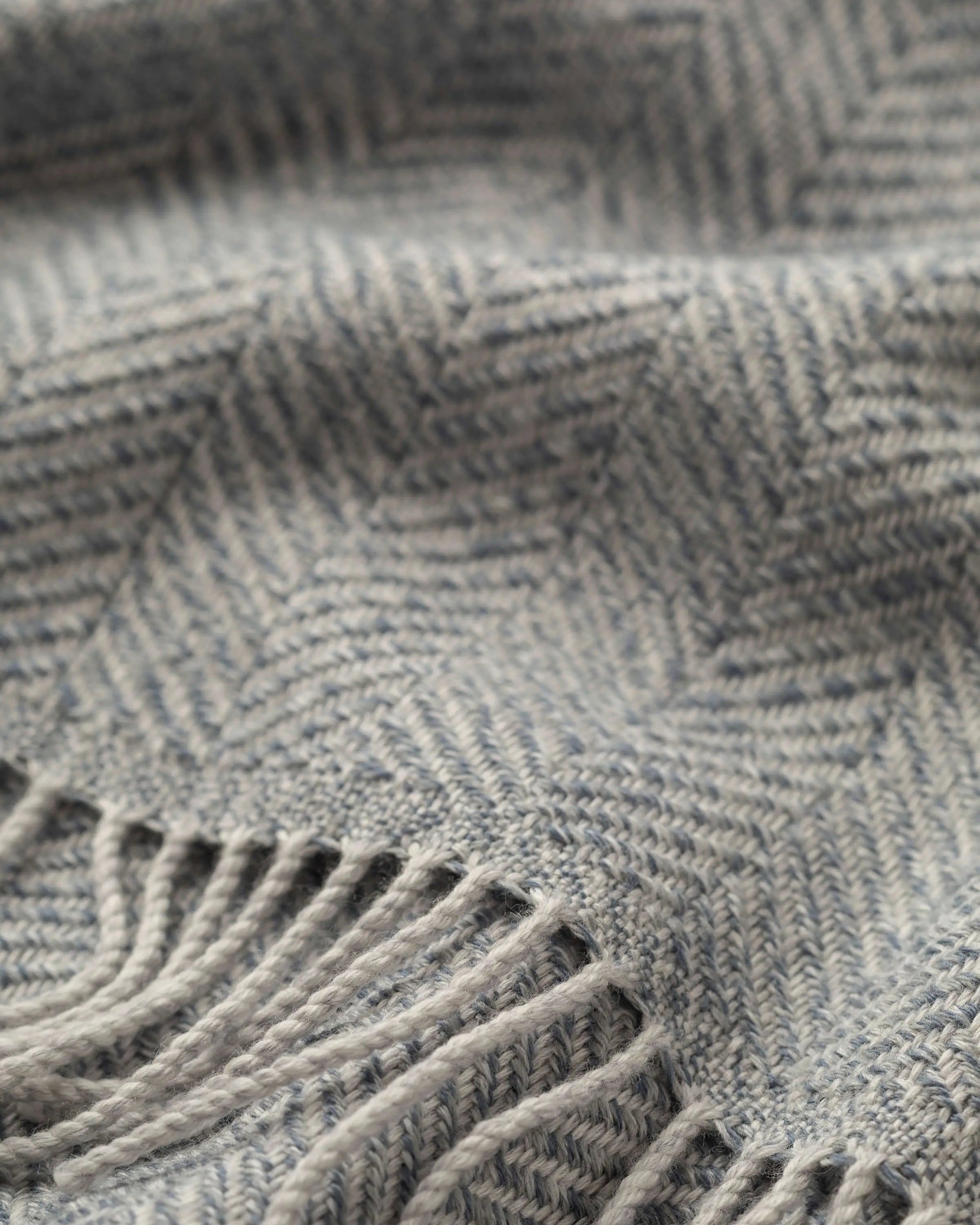 Texture Herringbone Merino Throw