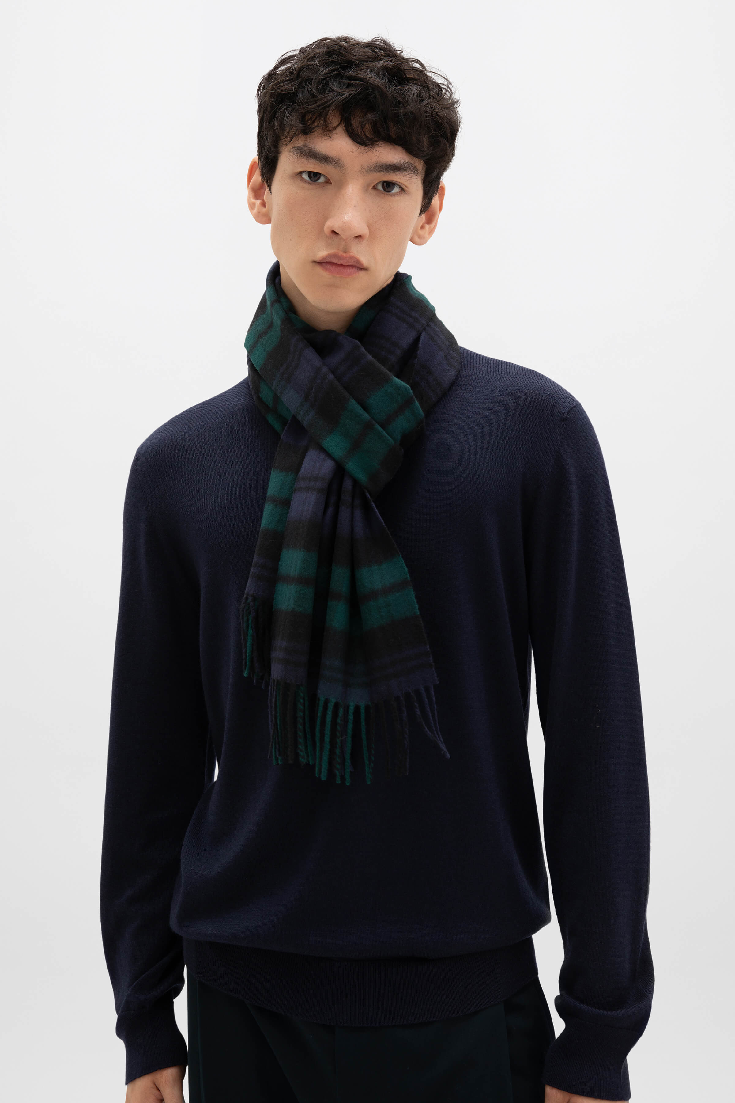 ブラックウォッチ メリノウール スカーフ｜ウール小物｜Johnstons of Elgin