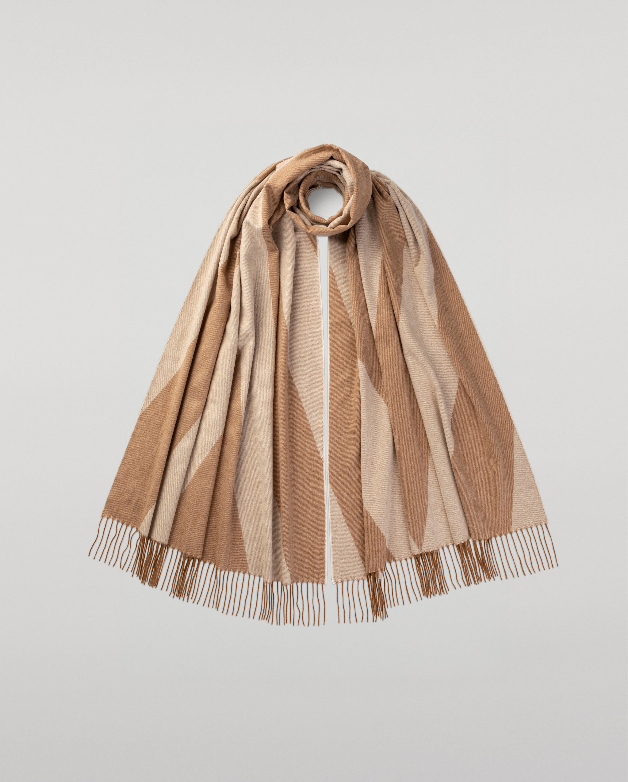 Chevron Cashmere & Vicuña Stole