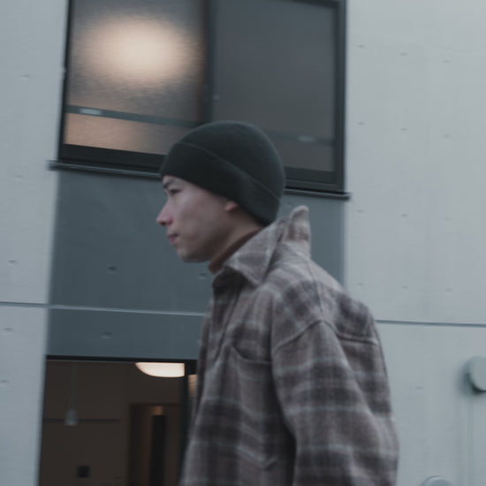 Johnstons of Elgin AW25 Men's Tailoring Vicuna Tweed Check Cashmere Wool Blend Brown Overshirt TB000755RU7683